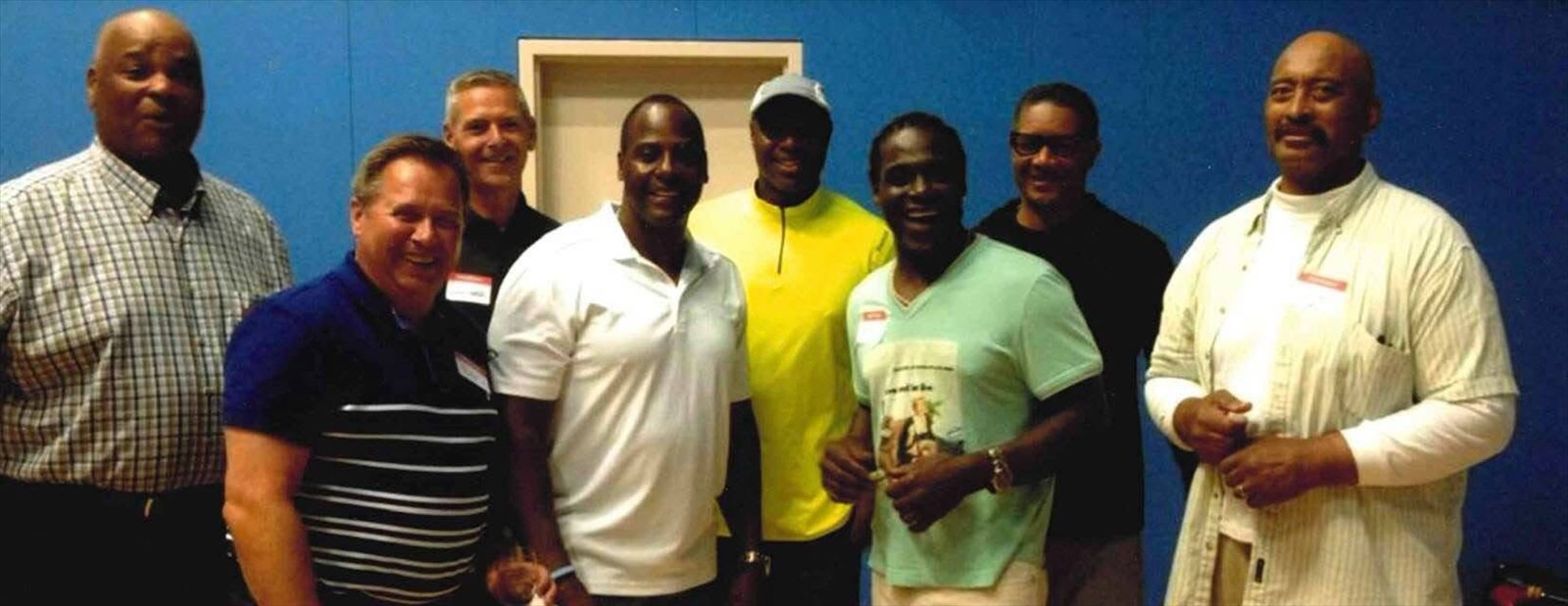 Craig Ellis with CFL alumni at a charity golf fundraiser